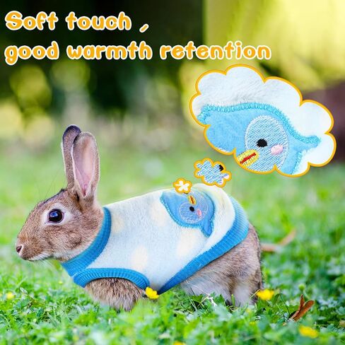 8 Pieces Warm Pet Shirts for Dog Rabbit Cat Puppy Bunny Clothes with Caterpillar Horse Star Pattern Cute Soft Flannel Pet Sweater Comfortable Pet Costume Boy Girl Kitten Puppy Chihuahua Animals (XXS) in Saudi Arabia
