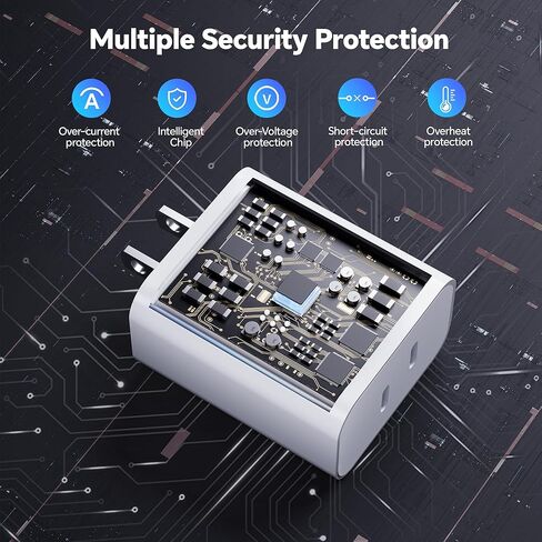 Dayaoncy Compatible with iPhone 16/15 Charge Fast Charging, 20W USB C Wall Charger with 3Pack 10FT USB C Cable, Type C Fast Charger Compatible with Phone/Android/Phone/Samsumg/Pad Yellow Blue Pink in Kuwait