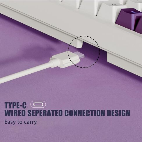 لوحة مفاتيح ألعاب ميكانيكية 100 مفتاح Mechanical ، لوحات مفاتيح مفاتيح حمراء ، إضاءة خلفية RGB ، لوحة مفاتيح سلكية 98 ٪ للعبة والمكتب in Kuwait