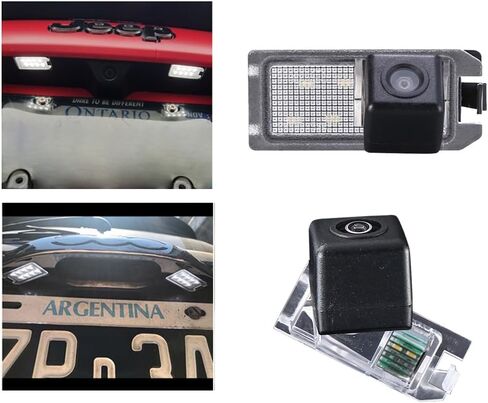 HD Auto Vehicle 170°Rear View Parking Aid Reversing System Backup Car Reverse Camera Compatible with Fiat 500 312 (OEM 68212034AA 68228930AA 68228931AA 68146206AA,68229025AA 68228927AA 68225282AA) in Saudi Arabia