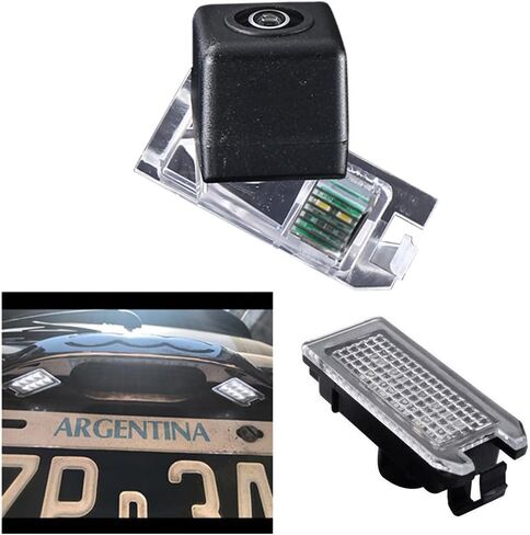 HD Auto Vehicle 170°Rear View Parking Aid Reversing System Backup Car Reverse Camera Compatible with Fiat 500 312 (OEM 68212034AA 68228930AA 68228931AA 68146206AA,68229025AA 68228927AA 68225282AA) in Saudi Arabia