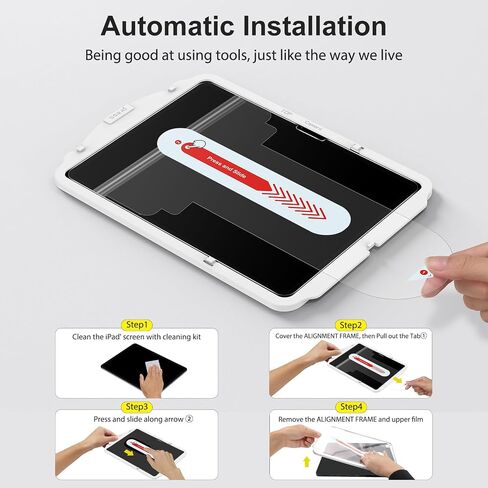SPARIN 2 Pack Screen Protector for iPad Air 11 Inch M4/M3/M2(8th/7th/6th) in Saudi Arabia