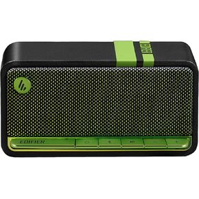 Edifier Retro Wood Bluetooth Speaker,Wireless Portable Speakers with 20W Stereo Sound,Vintage Decor Speaker with AUX,USB Soundcard,Micro SD Black