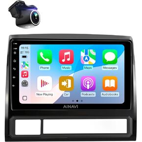 Android Upgrade Car Stereo Radio for Toyota Tacoma 2005-2015 with Camera,Supports Wireless Carplay and Wired Android Auto GPS Navigation Bluetooth 5G WiFi SWC Touch Screen AM FM 48EQ