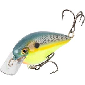 Strike King (HCKVD2.5E-539) KVD Elite 2.5 Squarebill, Shallow-Running Crankbait, Silent Hunting Action, 5/8-Ounce, Dives 3 to 6-Feet, Size 2 Mustad Triple Grip Treble Hooks, Chartreuse Sexy Shad 2.0