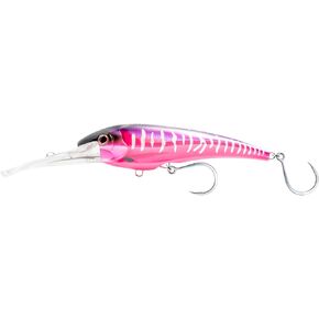 Nomad Design DTX Minnow 110 with Patented Autotune System - Distressed Baitfish Swimming Action, BKK Diablo