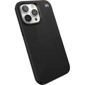 Speck iPhone 14 Pro Max Case - Drop Protection, Scratch Resistant, Dual Layer Slim Phone Case for 6.7 Inch iPhones 14 Pro Max - Built for MagSafe - Presidio2 Grip - Charcoal/Cool Bronze/White