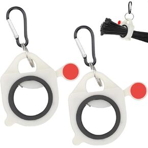 2 PCS Zip Tie Organizer Cable Tie Holder, Plastic Cable Tie Holder, Zip Tie Organizer Holders, Light Plastic Cable Tie Holder, Reusable Cable Tie Organizer for Household Indoor and Outdoor Wire Ties