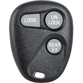 Key Fob Replacement for 1996-2002 Chevy Suburban Tahoe Lumina Camaro Monte Carlo/GMC Yukon Safari/Buick Cadillac Oldsmobile Pontiac Car Keyless Entry Remote Control, AB01502T ABO1502T, 3 Btn