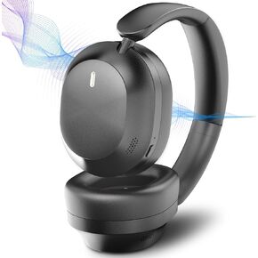 King Lucky B900 Active Noise Cancelling Headphones, Foldable Over Ear Headphones Wireless Bluetooth, 30H Playtime,Deep Bass,Comfortable Design,Bluetooth 5.4,Perfect for Travel,Work,and Relaxation
