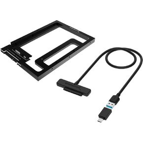 SABRENT 2.5" SSD & SATA Hard Drive to Desktop 3.5" SATA Bay Converter Mounting Kit + USB 3.1 (Type-A) to SSD / 2.5-Inch SATA Hard Drive Adapter [Optimized for SSD, Support UASP SATA III]