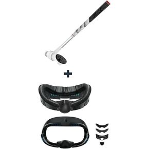 AMVR Face Cover Pad Facial Interface and Golf Club Attachment Compatible with Meta/Oculus Quest 3 Accessories