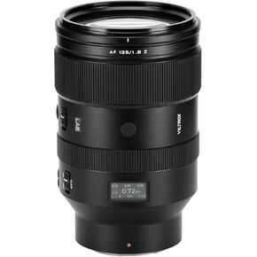 Viltrox AF 135mm F/1.8 Z Full Frame Lens for Nikon Z, AF 135mm F1.8 LAB Z Mout Auto Focus Telephoto Prime Lens with HyperVCM Motor for Z5 Z50 Z50II Z6 Z6II Z7 Z7II ZFC Z30 Z9 Z8 ZF Z6III