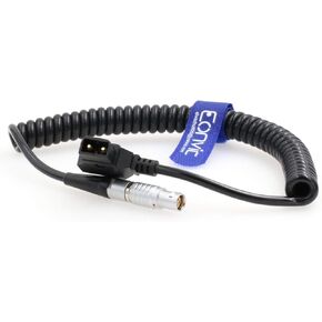 Eonvic Power Cable Dtap to FJK 4 pin Female for Canon C300 Mark II C100 C200 C500 Camera