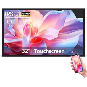 Premier Powerhouse OEM Factory from Chi-na 32 inch Anti-Glare 500Nits Capacitive Touchscreen Monitor Reverse Control Laptop, Smart Board, Wireless Screen Mirroring, Digital Signage Display
