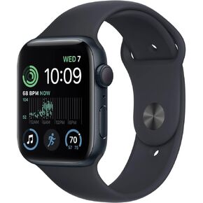 Apple Watch SE (2nd Gen) [GPS + Cellular, 40mm] - Midnight Aluminum Case with Midnight Sport Band, M/L (Renewed Premium)