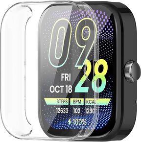 [2-Pack] Screen Protector Compatible with TOZO S7 Case, Soft TPU Plated Case All-Around Protective Screen Full Cover Bumper Compatible for TOZO S7 Smart Watch