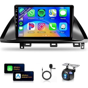 8Core 2+64G Car Stereo for Honda Odyssey 2005-2010 Wireless Carplay Android Auto,10" 1280 * 720P IPS Touch Screen Radio, Android/GPS/WiFi/32EQ DSP/Bluetooth/SWC/Backup Camera for Odyssey Radio