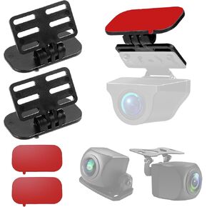 حامل الكاميرا الخلفي Giantree 2PCS ، شامل كاميرا Dash Cam Came Camera مع أداة مفك البراغي ، حامل الزجاج الأمامي القابل للضبط