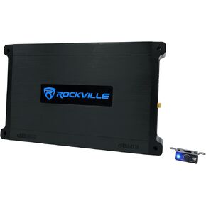 Rockville DBM13 3000W Peak / 750W RMS Mono Marine Amplifier, Class D, IPX6, Includes Remote, Adjustable Crossover, Subsonic Filter - Perfect for Boats, Marine Sound Systems, ATV, UTV, SIde by Sides