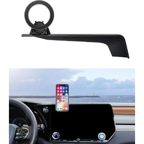 Car Phone Holder for 2023 2024 2025 Lexus RX RX350 / RX350h / RX500h Accessories 14-Inch Screen Fixed Clip, 360° Rotation Phone Mount Compatible with MagSafe, Cell Phone Holder