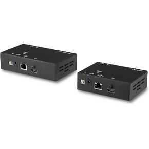 StarTech.com HDMI Over CAT5e / CAT6 Extender - Power Over Cable - 4K 60Hz Up to 70m / 230 ft - 1080p 60Hz up to 100m / 328 ft, TAA (ST121HDBT20L)