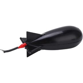 Carp Bait, Carp Spod Bomb, Bait Thrower Carp Feeder Large Bomb Lure Bait Holder Fishing Feeder Nesting Tool (Black)