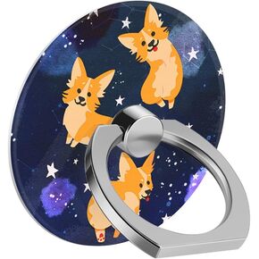 Cell Phone Ring Holder Grip, Cute Cat Brown Finger Ring & Stand, 360° Degree Rotation Improves Phone Grip Universal Compatible with iPhone Samsung Galaxy LG Google Pixel iPad