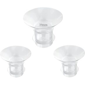 Flange Inserts 20mm 8PC Compatible with Momcozy S12 pro/S9 pro/S9/S10/S12/Medela/TSRETE/Spectra/Bellababy etc 24mm Wearable Breast Pump, Reduce 24mm Tunnel Down to Correct Size