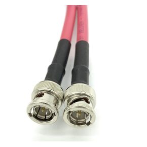 AV-Cables 3G/6G HD SDI BNC Cable- Belden 1694a RG6 - Red (2FT)