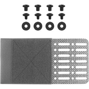 MiOYOOW Molle Extension Panel, Tactical Side Hook Looped Panel, Vest Cummerbund Extension Wing for Vests Chest Rigs Backpacks Tactical Pouches