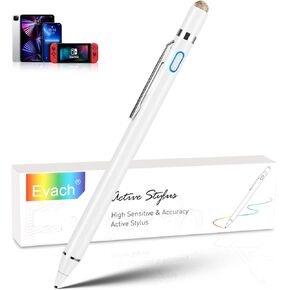 High-Precision Stylus Pen for iPhone 15/14 Pro Max - Fine Tip Pencil with Magnetic Fabric Cap 2 in 1 Sensitive,Good for Writing and Drawing,Pen for iPhone 15/14 Pro Max,Black