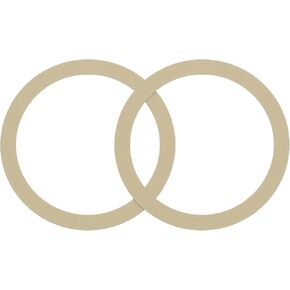 uxcell Magnetic Sticker Ring, 2Pcs Universal Magnetic Adapter Ring Metal Magnet Wireless Charging Conversion Kit for Mobile Phone Case Wireless Charger (Rose Gold)