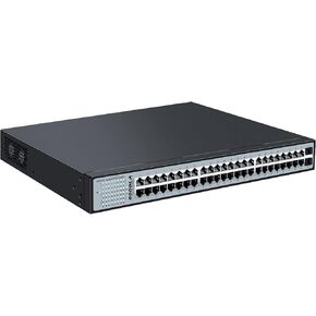 48 Port Gigabit PoE Switch, 600W Unmanaged Network Switch with 48 Port IEEE802.3af/at PoE, 2 x 1G SFP, Metal Rackmount Unmanaged Plug and Play Power Over Ethernet Switch