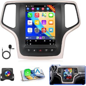 for Jeep Grand Cherokee 2014 2015 2016 2017 2018 2019 2020 Radio Dash Kit with CarPlay Android Auto 9.7'' Touch Screen Android for Grand Cherokee with 2+64GB
