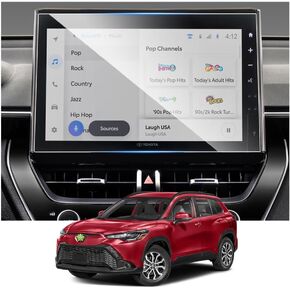 Ruiya 2025 Corolla Screen Protector for Toyota Corolla 10.5" Touch Toyota Corolla 2025 Accessories 9HD Tempered Glass Compatible with 2025 Toyota Corolla FX/XSE/Hybrid XLE