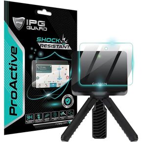 IPG ProActive Made for Garmin Approach R10 Display 9H Hardness Screen Protector Nano Ceramic Film Responsive High Clarity Anti Scratch for App R10