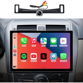 11.5 inch Qualcomm 8core Car Stereo Radio for Toyota Corolla 2008 2009 2010 2011 2012 with Wireless carplay/Android auto/Touchscreen/GPS Navigation/HD Backup Camera (3G+32G)