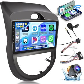 Android Car Stereo for Kia Soul 2010 2011 2012 2013 (LHD) with CarPlay Android Auto 26UI 2GB+64GB