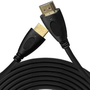 10ft HDMI Cable Ultra High Speed Gold Plated 4K @ 60Hz, Ultra HD, 1080P & ARC Compatible with Laptop, Gaming PC, Monitor, PS5, PS4, Xbox X, One, Fire TV, Apple TV, ROKU, Soundbar & More (10 FT)