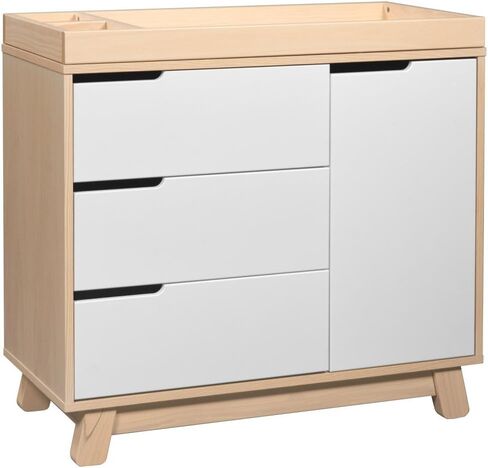 Babyletto Hudson 3-Drawer Changer Dresser with Removable Changing Tray in Forest Green, Greenguard Gold Certified in Kuwait