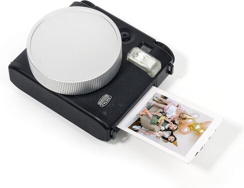 غطاء واقعي للعدسة متوافق مع Fujifilm Instax Mini 99 كاميرا فورية ، وغطاء عدسة Instax Mini 99 ، وقبعة الألومنيوم مع حبل مضاد للوقوع وحقيبة مقاومة للغبار-الفضة in Kuwait