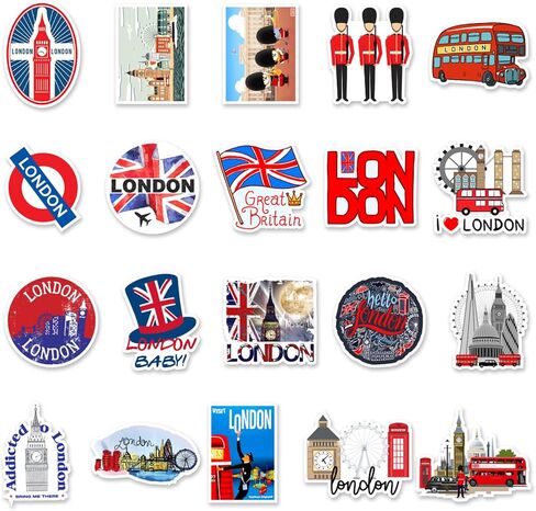 Tourist Country France Stickers,50PCs,Paris Laptop Decals Gift Toddlers Teens Girls Cute Cool Kawaii Tools Decorations DIY,Stickers for Hydro Flask in Kuwait