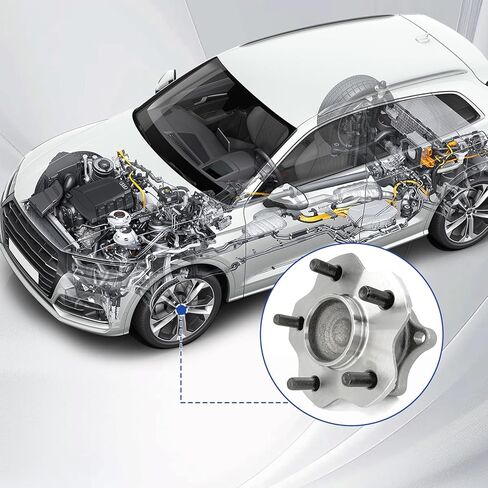 515036 مجموعة محور العجلة الأمامية الأمامية المتوافقة مع Chevy Avalanche 1500 Express 1500 2500 Silverado 1500 Classic Suburban 1500 Tahoe لـ GMC Savana 1500 2500 Sierra Yukon XL، قطعتان in Kuwait