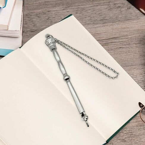Bible Pointer Hand Pointer, Works of Art, Connected Chain Decorated,Bible Reading Tool,Torah Pointer, Silver Crown Head in Kuwait