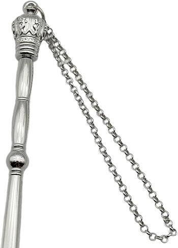 Bible Pointer Hand Pointer, Works of Art, Connected Chain Decorated,Bible Reading Tool,Torah Pointer, Silver Crown Head in Kuwait