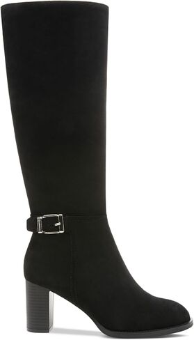 Giani Bernini Womens Lennoxx Suede Tall Knee-High Boots Black 7.5 Medium (B,M) in Saudi Arabia