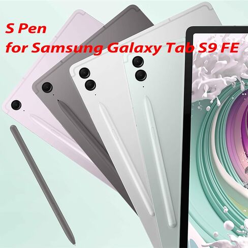 2 Pack Galaxy Tab S9 FE S Pen WithoutBluetooth for Samsung Galaxy Tab S9 FE Stylus Pen Replacement for Galaxy Tab S9 FE S Pen 4,096 Pressure Levels (Gray) Type-C Convertor in Saudi Arabia