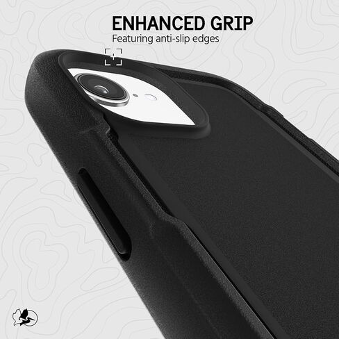 Pelican Voyager iPhone 16e (2025) / 15/14 / 13 Phone Case [Compatible with MagSafe] with 18ft Military-Grade Drop Protection - Heavy Duty Cover with Belt Clip Holster for iPhone 16e (2025) - Black in Saudi Arabia
