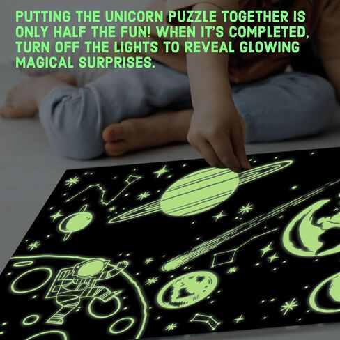 Mudpuppy Moonlight Ballet – 100 Piece Glow in The Dark Puzzle with Magical Scene of Iconic Swan Lake Ballet and Hidden Puzzle Details in The Dark for Children Ages 5 and Up in Saudi Arabia